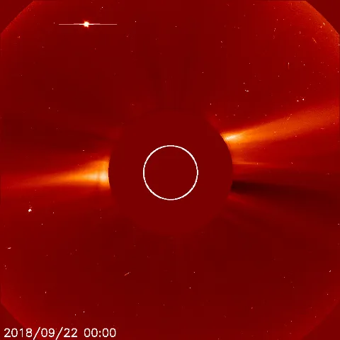 Image of solar wind