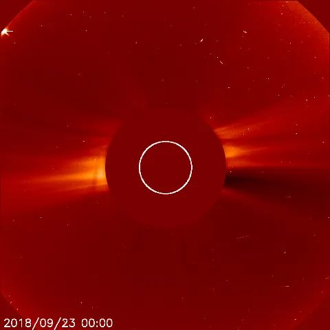 Image of solar wind