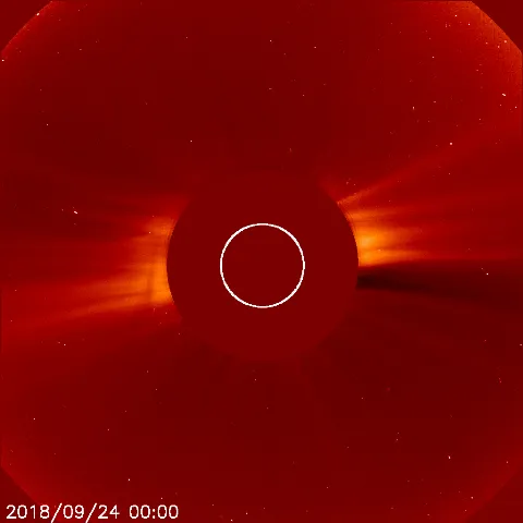 Image of solar wind