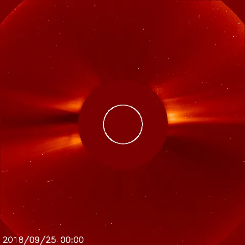 Image of solar wind