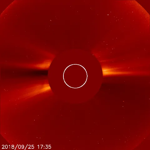 Image of solar wind