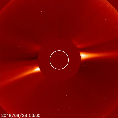 Image of solar wind