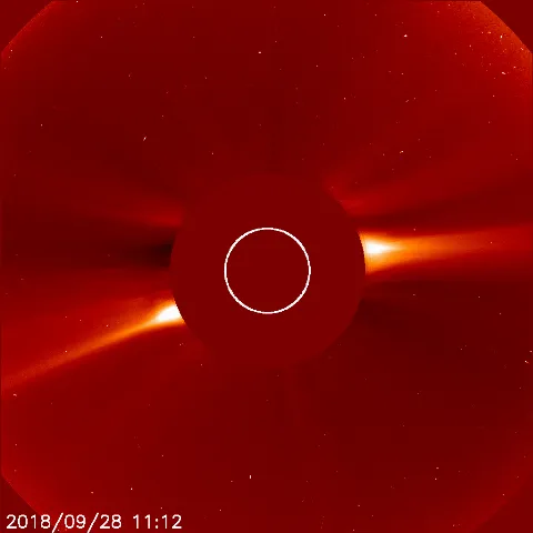 Image of solar wind