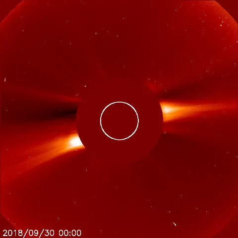 Image of solar wind