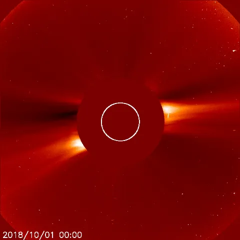 Image of solar wind