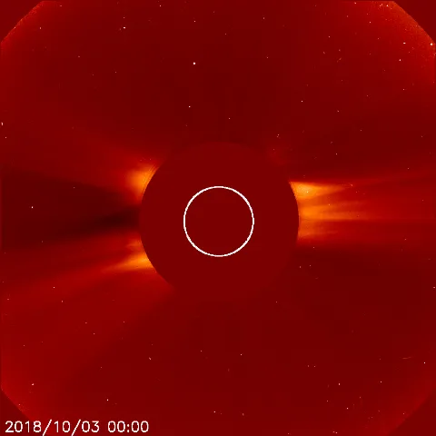 Image of solar wind