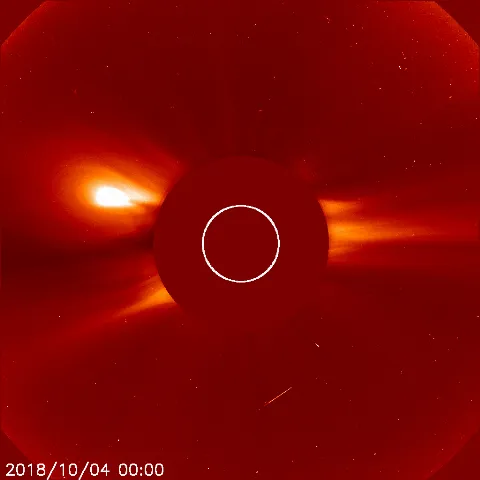 Image of solar wind