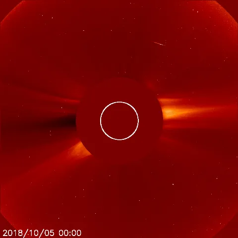 Image of solar wind