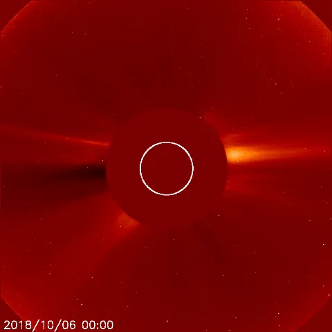 Image of solar wind