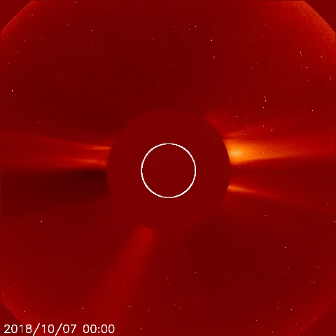 Image of solar wind