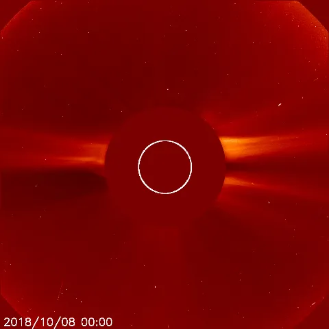 Image of solar wind