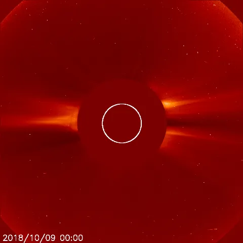 Image of solar wind