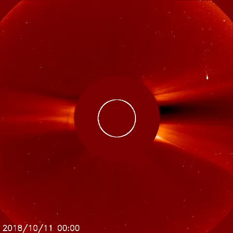 Image of solar wind