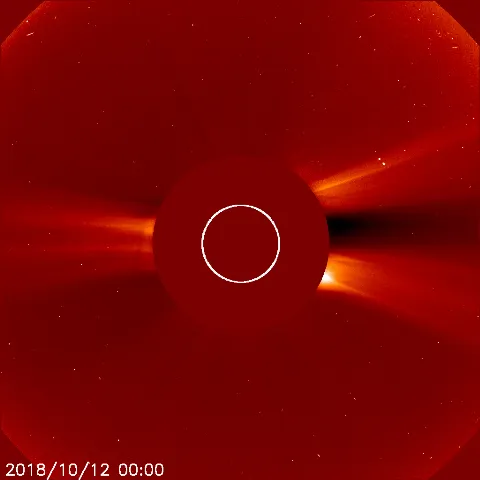 Image of solar wind