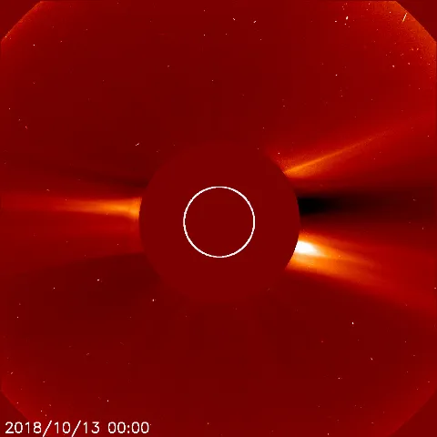 Image of solar wind