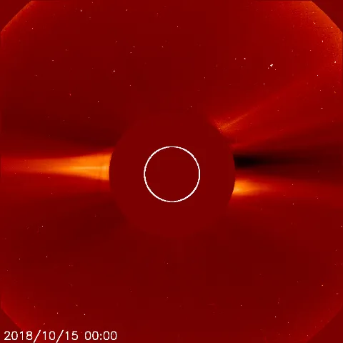 Image of solar wind