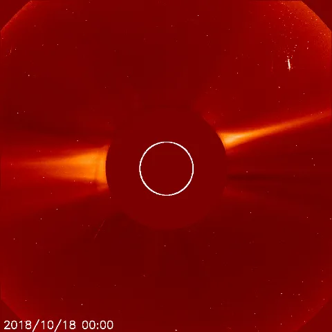 Image of solar wind