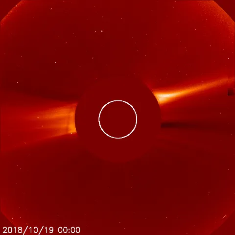 Image of solar wind