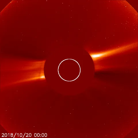 Image of solar wind