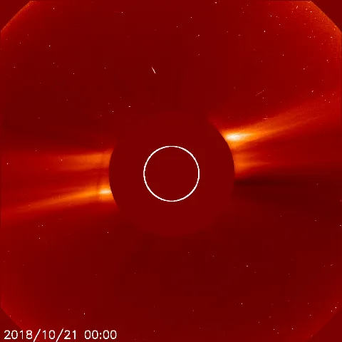 Image of solar wind