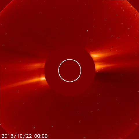 Image of solar wind