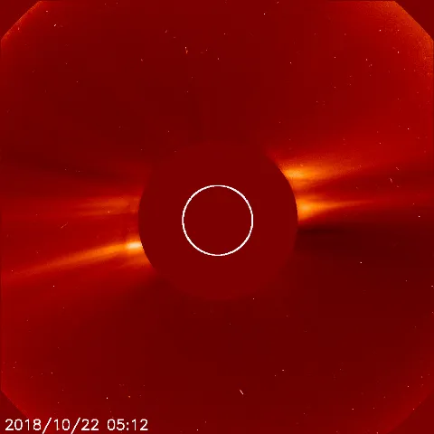 Image of solar wind