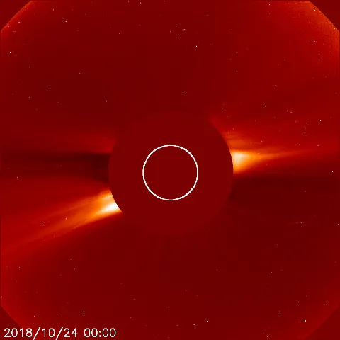 Image of solar wind