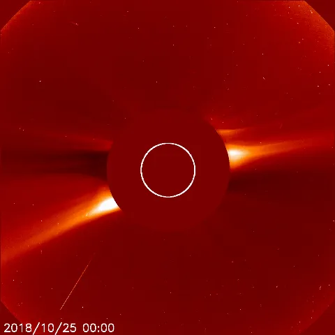 Image of solar wind