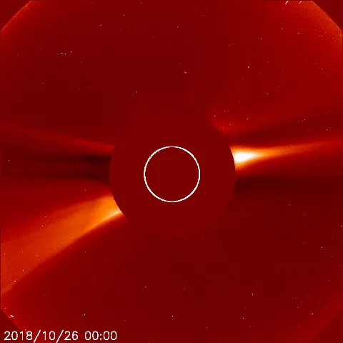 Image of solar wind