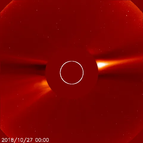 Image of solar wind