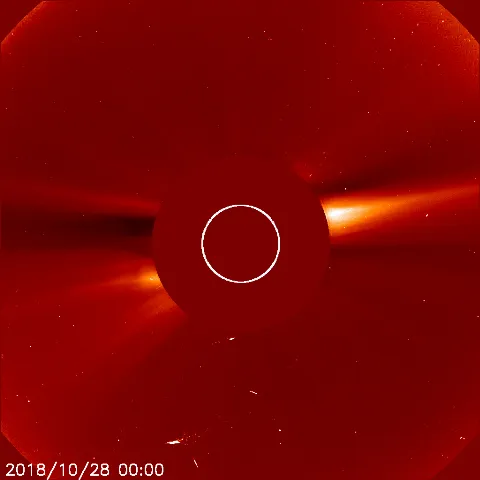 Image of solar wind