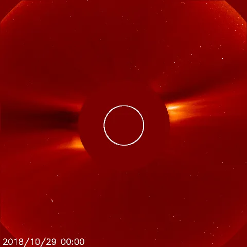 Image of solar wind