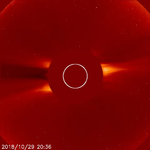 Image of solar wind