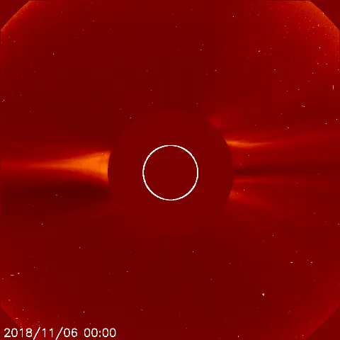 Image of solar wind