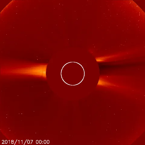 Image of solar wind