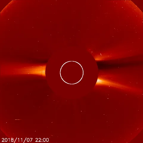 Image of solar wind