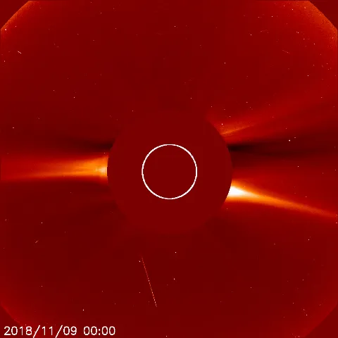 Image of solar wind