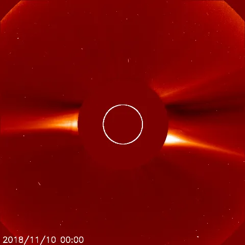 Image of solar wind