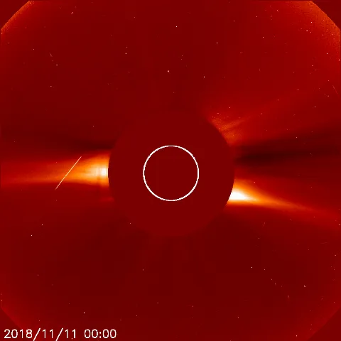 Image of solar wind