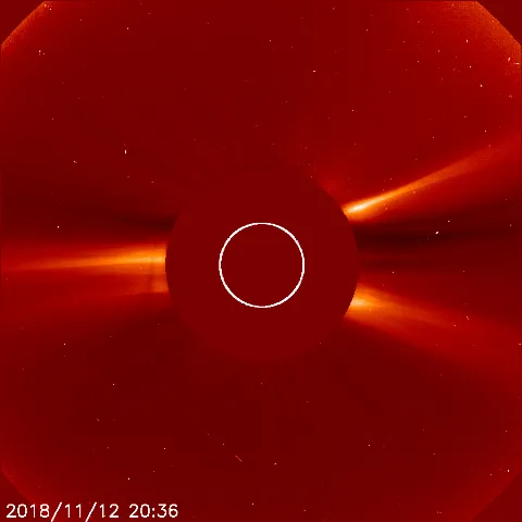 Image of solar wind