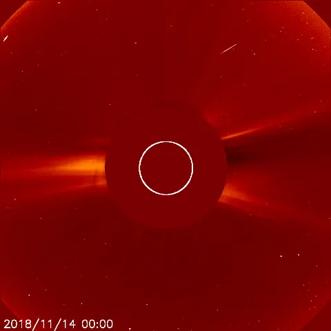 Image of solar wind