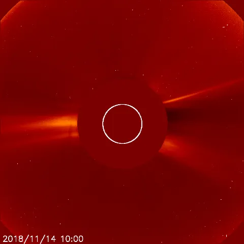 Image of solar wind