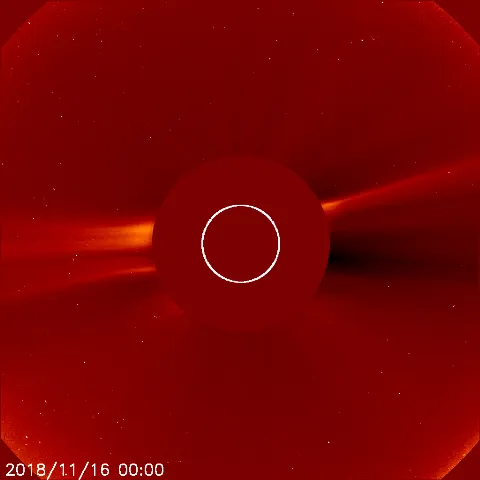 Image of solar wind