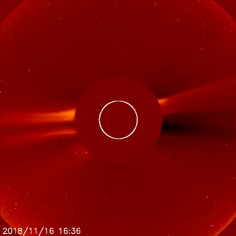 Image of solar wind