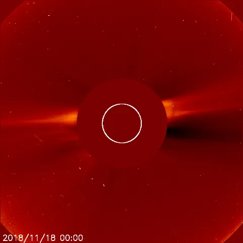 Image of solar wind