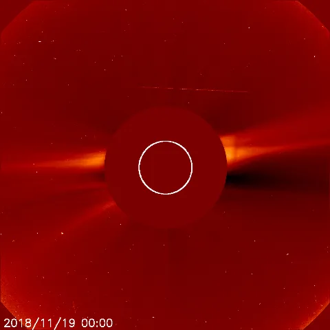 Image of solar wind