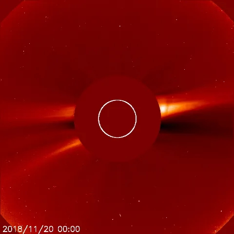 Image of solar wind