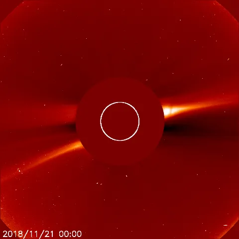 Image of solar wind