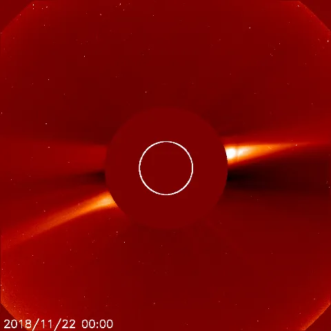 Image of solar wind