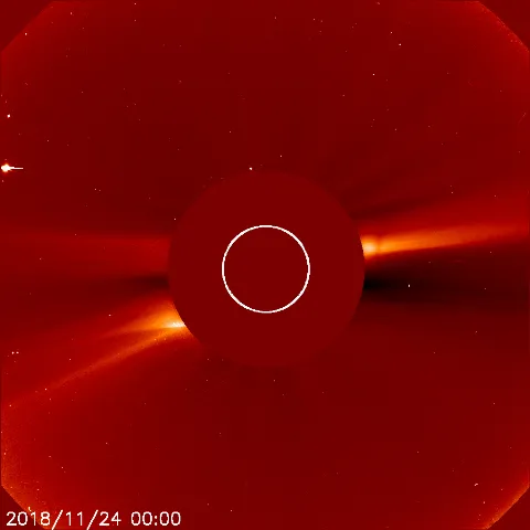 Image of solar wind